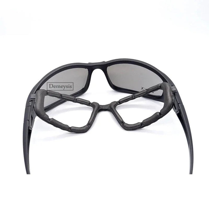 Daisy tactische gepolariseerde zonnebril - Outdoor sportbril met 4 lenzen en UV - bescherming - Bivakshop