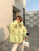 Dames korte pufferjas - Warme gewatteerde winterjas - Casual Koreaanse stijl - Bivakshop