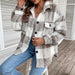 Dames Plaid Vest (Fuzzy Knit) – Elegant & Warm – Met Knoopsluiting - Bivakshop
