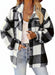 Dames Plaid Vest (Fuzzy Knit) – Elegant & Warm – Met Knoopsluiting - Bivakshop