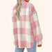 Dames Plaid Vest (Fuzzy Knit) – Elegant & Warm – Met Knoopsluiting - Bivakshop