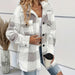 Dames Plaid Vest (Fuzzy Knit) – Elegant & Warm – Met Knoopsluiting - Bivakshop
