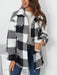Dames Plaid Vest (Fuzzy Knit) – Elegant & Warm – Met Knoopsluiting - Bivakshop