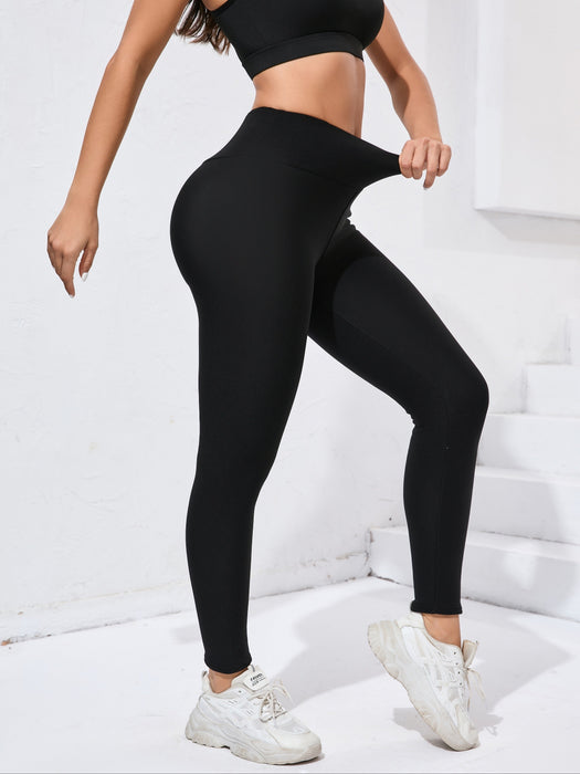 Dames Thermo Sportlegging – Fleece Voering, High Stretch & Winter Fitness - Bivakshop