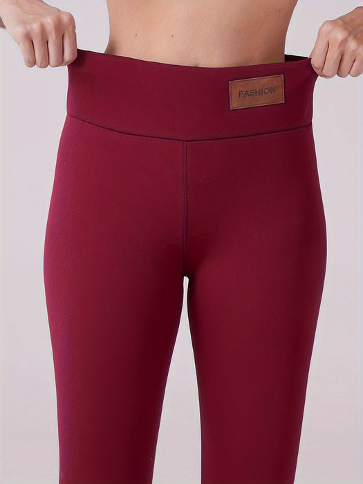 Dames thermolegging – Hoge taille – Warm fleece voor herfst & winter - Bivakshop