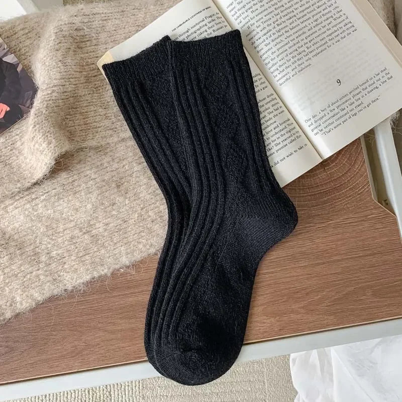 Dikke wollen sokken dames - Warme winter sokken - Zachte thermosokken tegen kou - Bivakshop