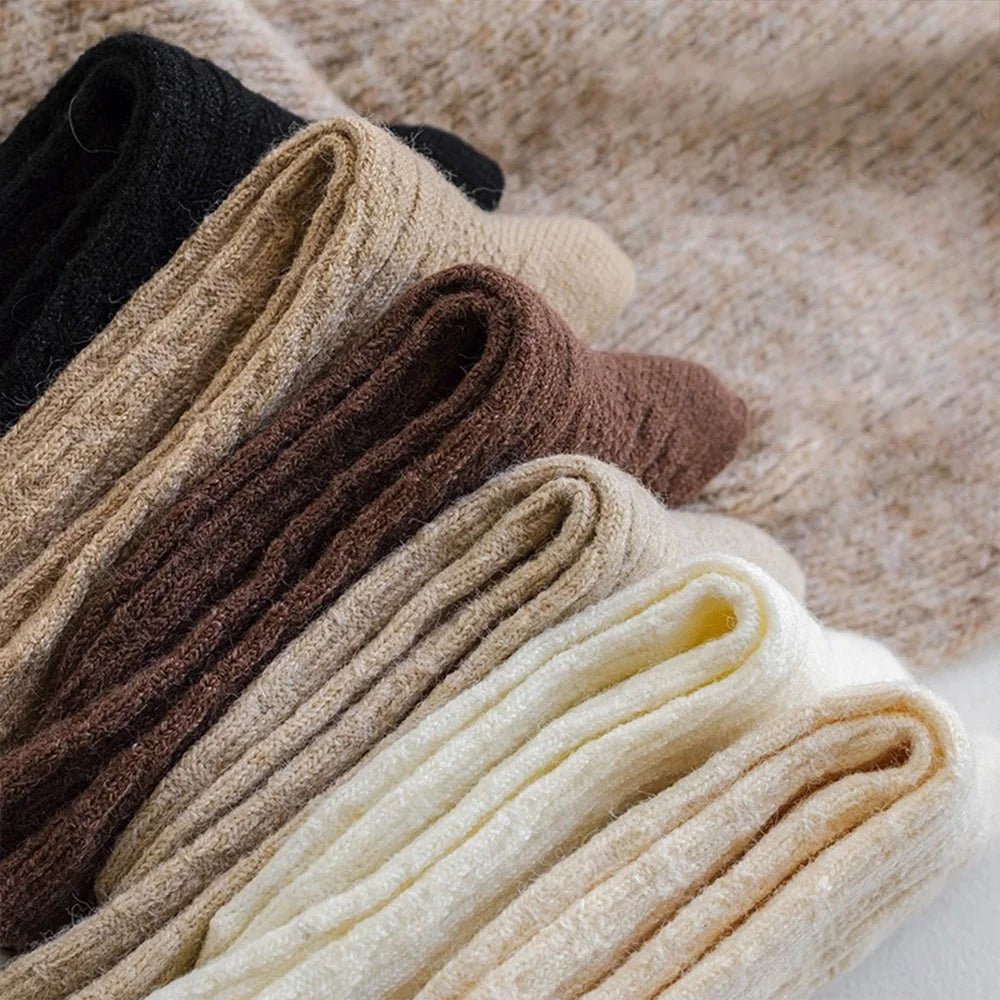 Dikke wollen sokken dames - Warme winter sokken - Zachte thermosokken tegen kou - Bivakshop