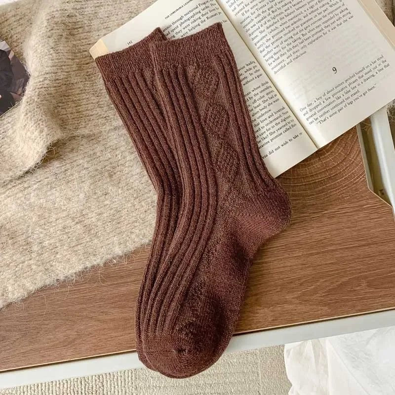 Dikke wollen sokken dames - Warme winter sokken - Zachte thermosokken tegen kou - Bivakshop