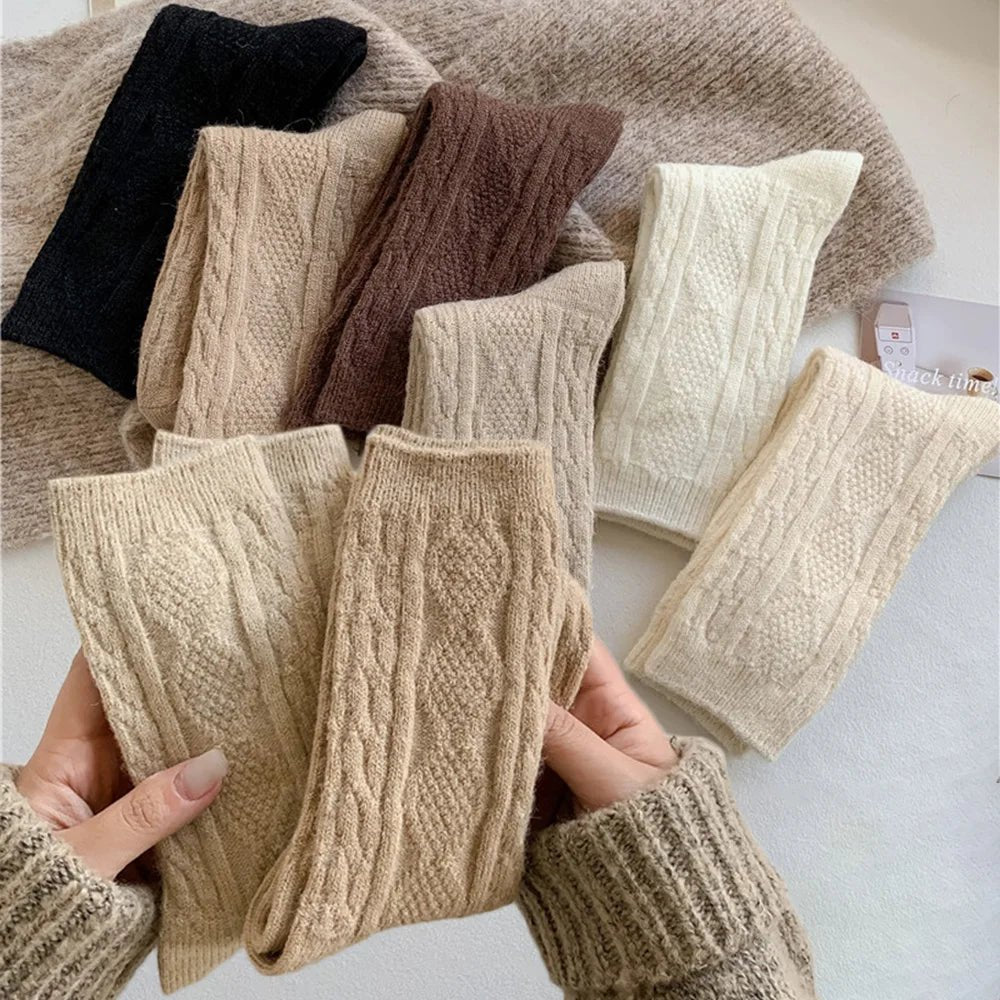 Dikke wollen sokken dames - Warme winter sokken - Zachte thermosokken tegen kou - Bivakshop