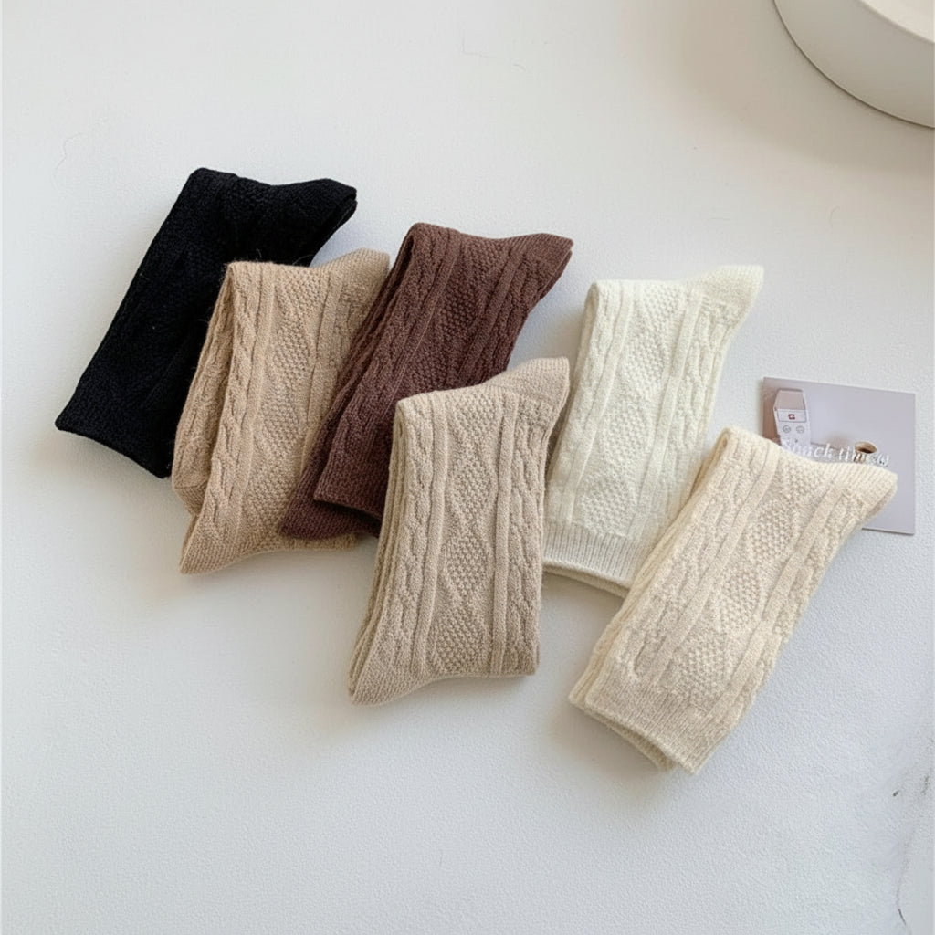 BRUBAKER 4 Paar Sokken van Alpacawol Bruin Wollen Alpaca Warme Huissokken Thermosokken Wintersokken Maat 47 50 kopen? Vergelijk bij BRUBAKER 4 Paar Sokken van Alpacawol Bruin Wollen Alpaca Warme Huissokken Thermosokken Wintersokken Maat 47 50 kopen? Vergelijk bij