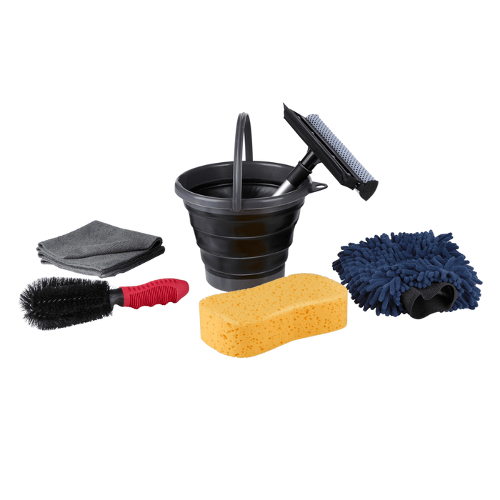 Dirt Devil - Auto Schoonmaakset – 7 Stuks – Complete Reinigingsset voor Interieur & Exterieur - Bivakshop