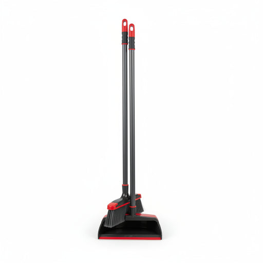 Dirt Devil - Luxe Stofblik & Bezem Set – 92 cm – Ergonomisch & Hygiënisch – Lange Steel - Bivakshop