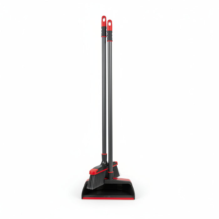 Dirt Devil - Luxe Stofblik & Bezem Set – 92 cm – Ergonomisch & Hygiënisch – Lange Steel - Bivakshop
