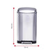 Dirt Devil - Pedaalemmer Set – 20 Liter – 2 Stuks – Soft - Close Mechanisme – RVS Look - Bivakshop