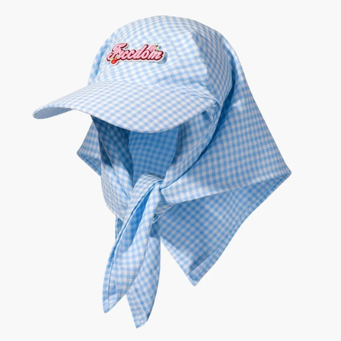 Dopamine kleur ruit - Band hoed - Vakantie zonbescherming casual summer seaside - Bivakshop