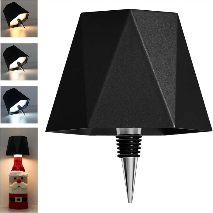 Draadloze fles tafellamp – 3 lichtkleuren – touch dimbaar - Bivakshop