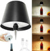 Draadloze fles tafellamp – 3 lichtkleuren – touch dimbaar - Bivakshop