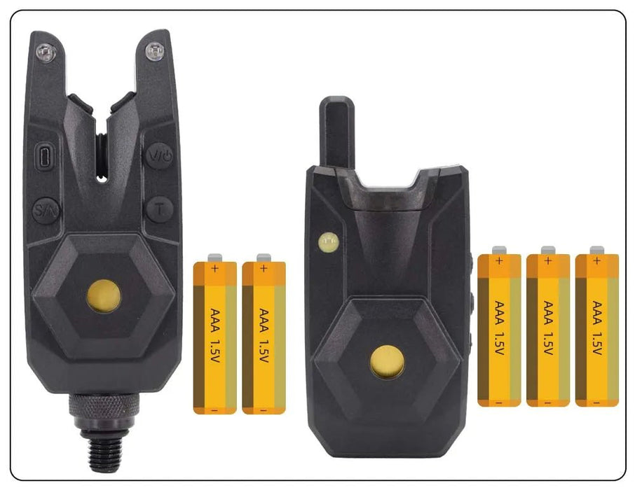 Draadloze Karper Beetmelder Set – waterdicht – met campinglamp - Bivakshop