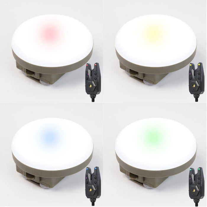 Draadloze Karper Beetmelder Set – waterdicht – met campinglamp - Bivakshop