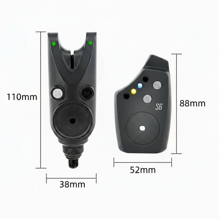 Draadloze karpervisalarm set – waterdicht – beetindicator S6 - Bivakshop