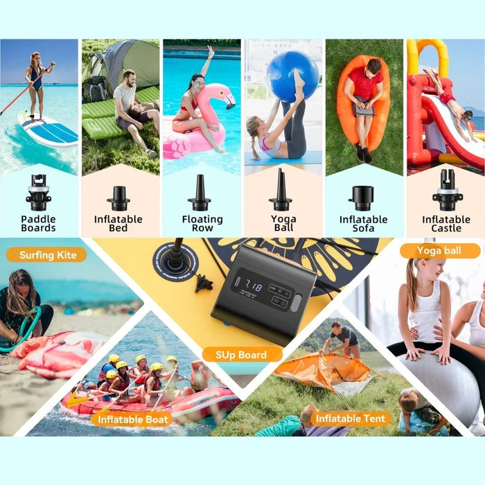 Draadloze Mini Luchtpomp – Ultra - Compacte Elektrische Inflator – Oplaadbaar & Krachtig - Bivakshop