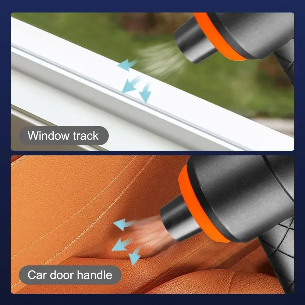 Draagbare draadloze autostofzuiger - 6000PA krachtige mini handstofzuiger voor auto en thuis - Bivakshop