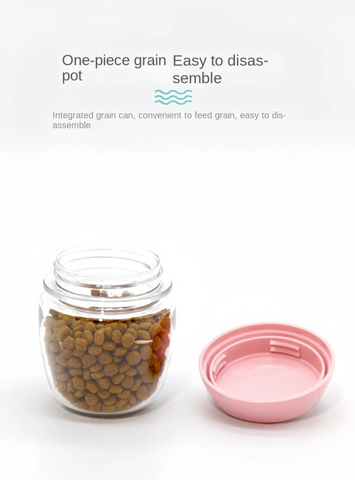 Draagbare drinkfles voor hond en kat – voer - & watercontainer – reiskom - Bivakshop