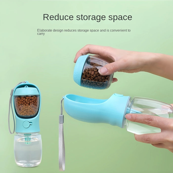 Draagbare drinkfles voor hond en kat – voer - & watercontainer – reiskom - Bivakshop