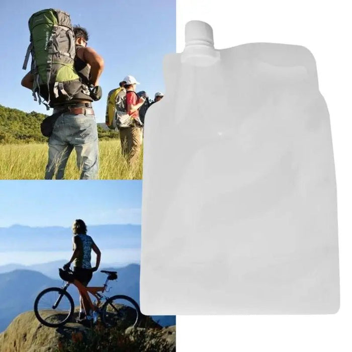 Draagbare opvouwbare waterzak 2L - Lichtgewicht drinkzak voor kamperen, wandelen en fietsen - Bivakshop
