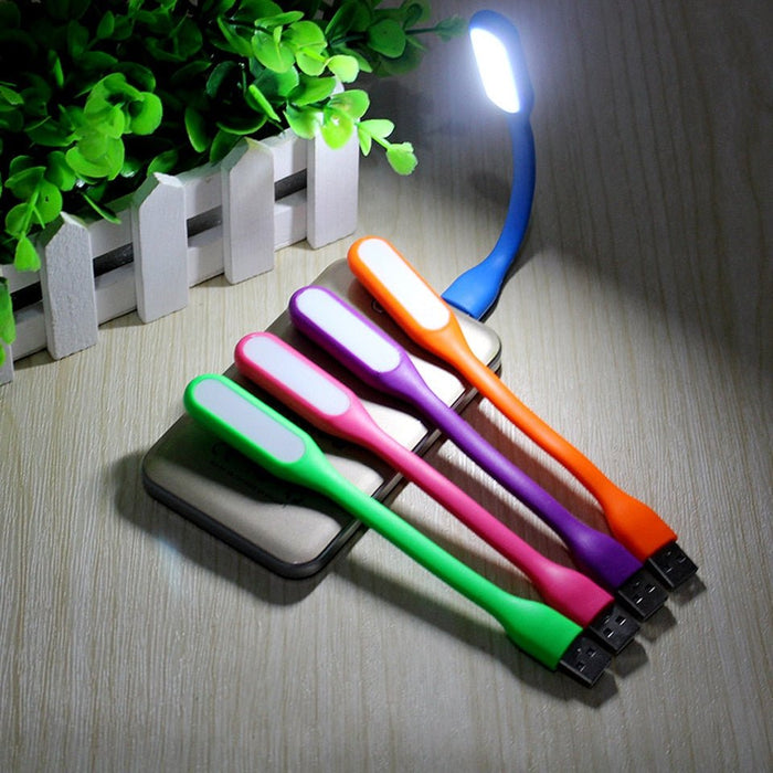 Draagbare USB 5V LED leeslamp - Flexibel, mini - formaat, geschikt voor power bank en laptop - Bivakshop