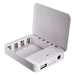 Draagbare USB powerbank - Externe batterijoplader op AA - batterijen - Noodlader met digitaal display - Bivakshop