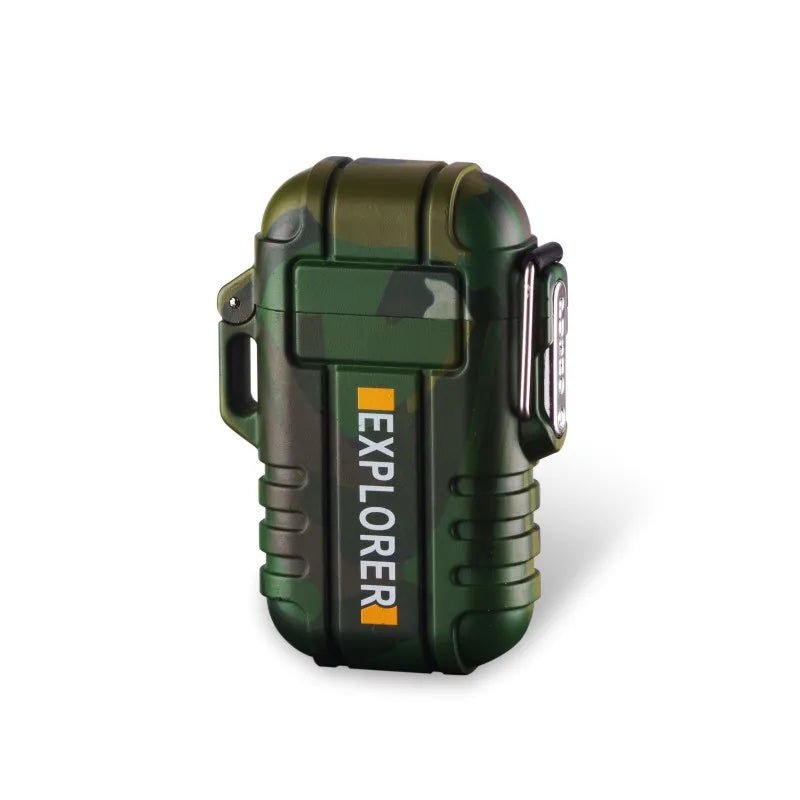Draagbare waterdichte USB - boogaansteker - Winddicht en oplaadbaar - Compacte gadget voor buitengebruik - Bivakshop