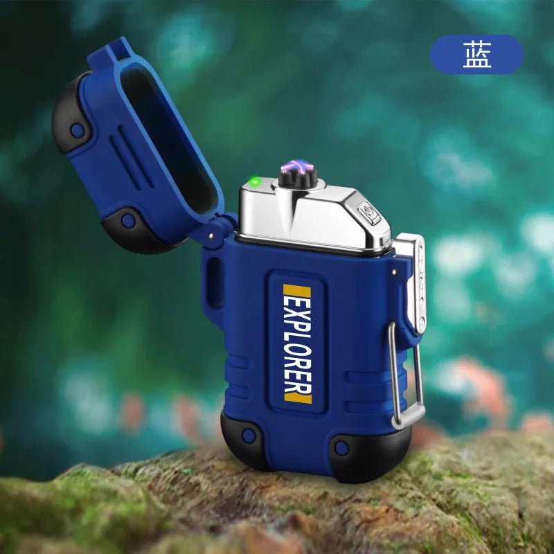 Draagbare waterdichte USB - boogaansteker - Winddicht en oplaadbaar - Compacte gadget voor buitengebruik - Bivakshop