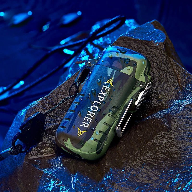 Draagbare waterdichte USB - boogaansteker - Winddicht en oplaadbaar - Compacte gadget voor buitengebruik - Bivakshop