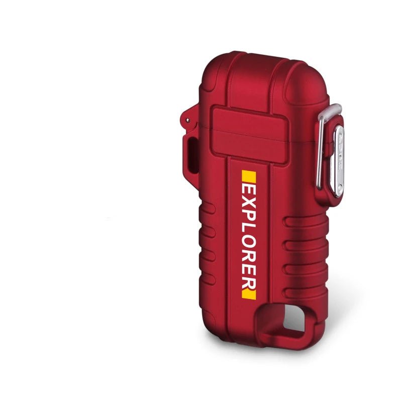 Draagbare waterdichte USB - boogaansteker - Winddicht en oplaadbaar - Compacte gadget voor buitengebruik - Bivakshop