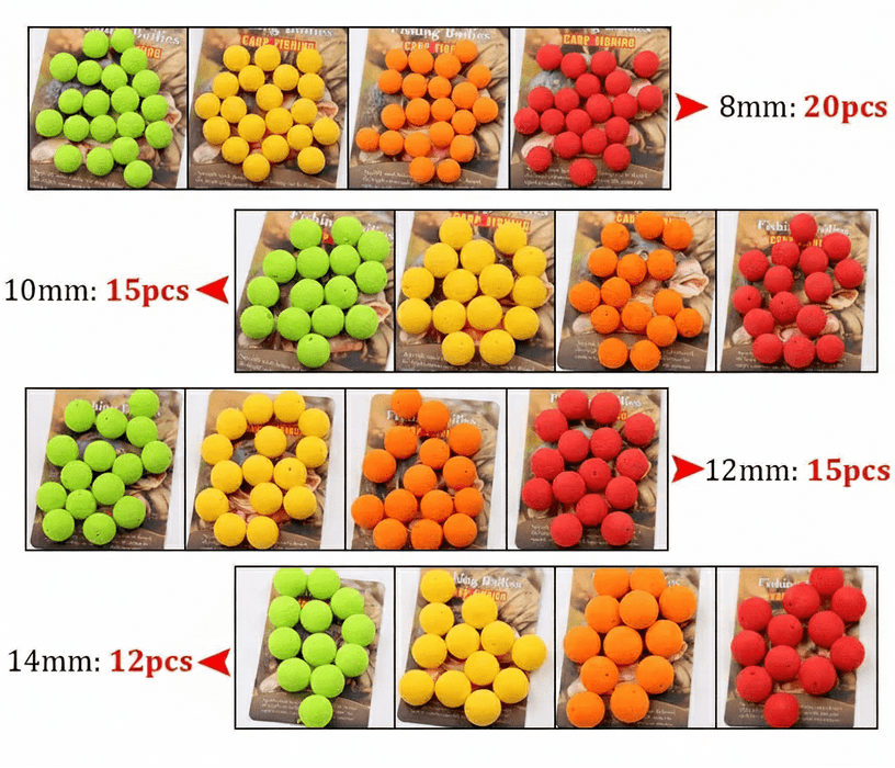 Drijvende Hookbaits – Perfect voor Snowman & Balanced Rig - Bivakshop