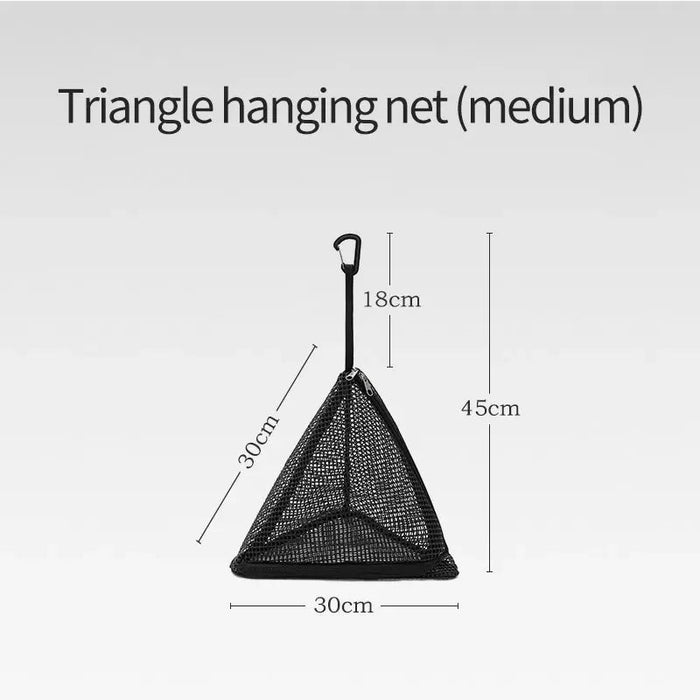 Droognet driehoek mesh - Hangend buiten kampeernet - Voor voedsel en kleding - Bivakshop