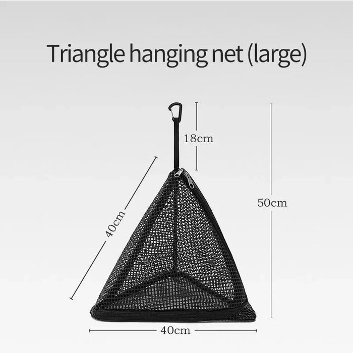 Droognet driehoek mesh - Hangend buiten kampeernet - Voor voedsel en kleding - Bivakshop