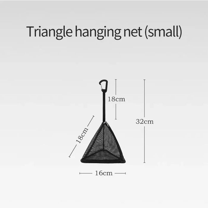 Droognet driehoek mesh - Hangend buiten kampeernet - Voor voedsel en kleding - Bivakshop
