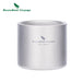 Dubbelwandige titanium mok – ultralicht & isolerend - Bivakshop