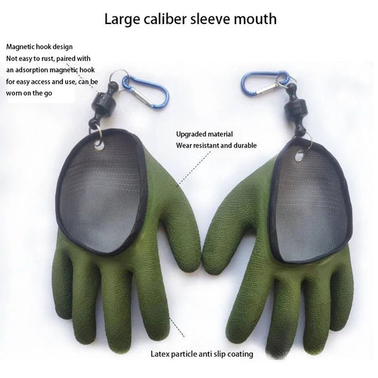 Duikhandschoenen voor vissen – Anti - stekel, snijbestendig en slipvast voor zomer & zeevisserij - Bivakshop