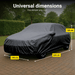 Dunlop - Autohoes XL – 534 x 178 x 120 cm – PEVA – Weerbestendige Bescherming - Bivakshop