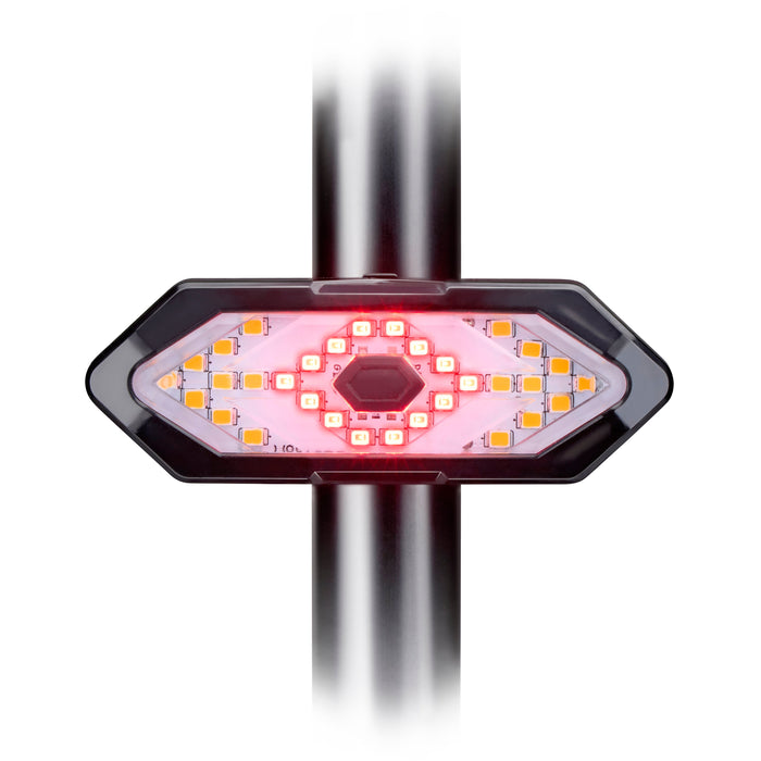 Dunlop - Fietsachterlicht – USB - C Oplaadbaar met Draadloze Richtingaanwijzer - Bivakshop