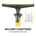 Dunlop - Fietspomp met Drukmeter – Universele Vloerpomp – Nauwkeurige Bandenspanning - Bivakshop
