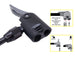 Dunlop - Fietspomp met Drukmeter – Universele Vloerpomp – Nauwkeurige Bandenspanning - Bivakshop