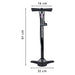 Dunlop - Fietspomp met Drukmeter – Voor Alle Ventielen – Nauwkeurige Spanningsmeter - Bivakshop