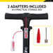 Dunlop - Fietspomp Universeel – Geschikt voor Alle Ventielen – Robuust & Krachtig - Bivakshop
