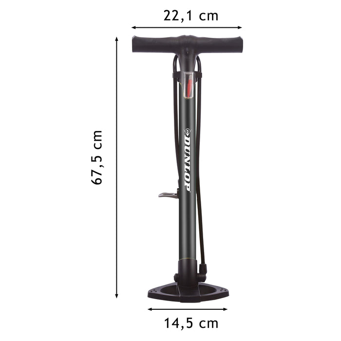 Dunlop - Fietspomp Universeel – Geschikt voor Alle Ventielen – Robuust & Krachtig - Bivakshop