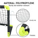 Dunlop - Mini Voetbaldoeltjes – Set van 2 – 50 x 44 cm – Compact & Draagbaar – Kinderspeelset - Bivakshop