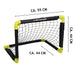 Dunlop - Mini Voetbaldoeltjes – Set van 2 – 50 x 44 cm – Compact & Draagbaar – Kinderspeelset - Bivakshop